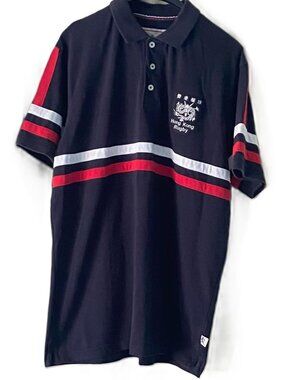 Kukri Hong Kong Rugby Sevens Official Polo Shirt XXL Black Red HKRFU Rugby